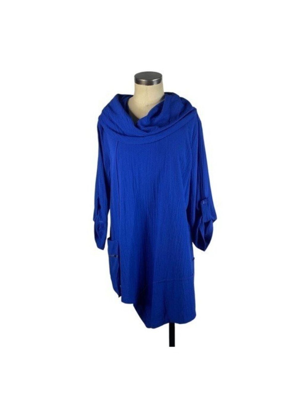 Ali Miles Tunic Top Large Blue - Picture 2 of 10
